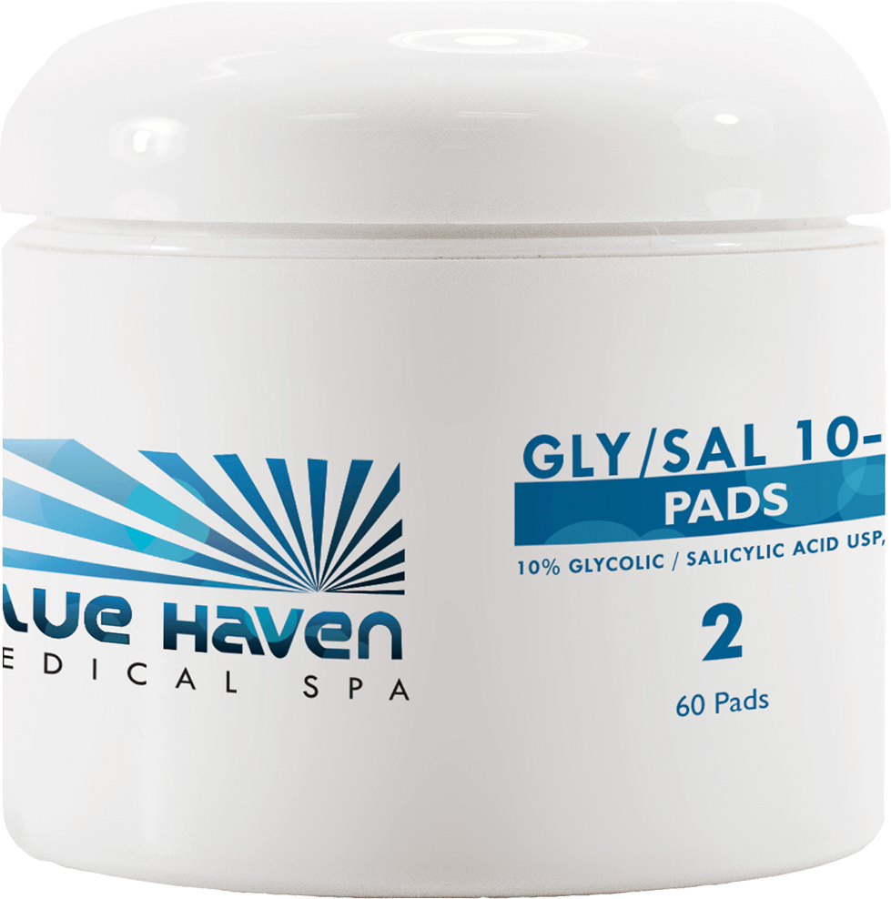 Glycolic/Salicylic Pads Blue Haven Medical Spa Green Lake